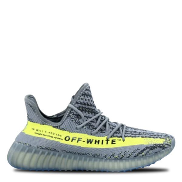 Adidas Yeezy 350 v2 x Off White Gray/Yellow